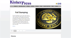Desktop Screenshot of kinkerpress.com